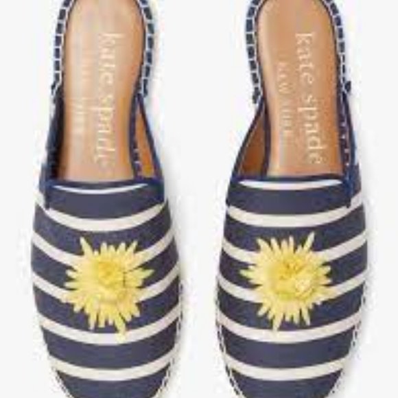 kate spade new york Solero Striped Espadrille Mules - Picture 8 of 11